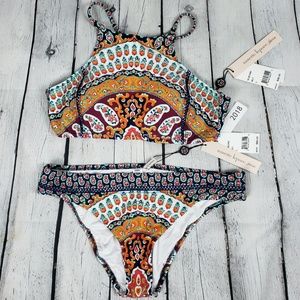 Large Nanette Lepore paisley boho bikini